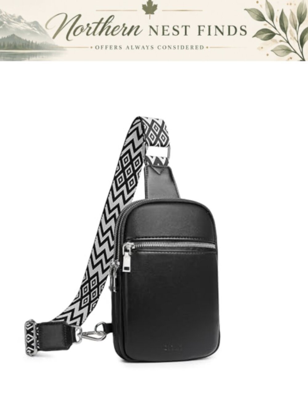 RFID Blocking Vegan Leather Small Crossbody Sling Bag Women Travel